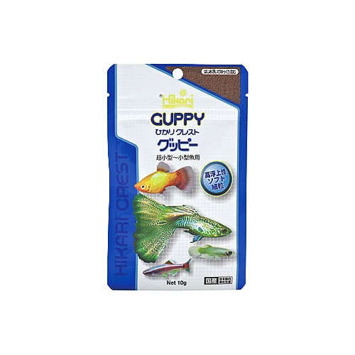 キョーリン　ひかり　クレスト　グッピー　(10g)　熱帯魚　グッピー　エサ