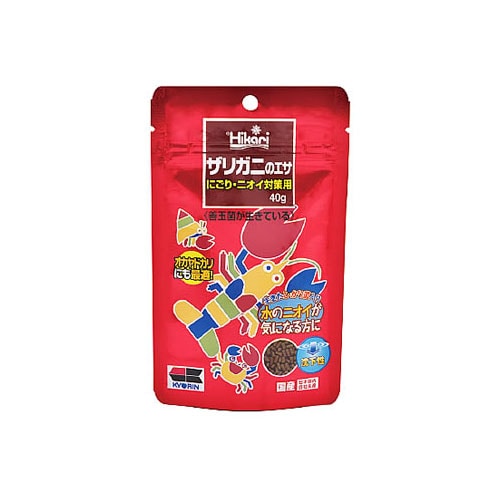 キョーリン　ひかり　ザリガニのエサ　にごり・ニオイ対策用　(40g)　飼育教材　ヤドカリ　カニ　エビ　エサ