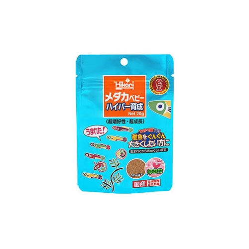 キョーリン　ひかり　メダカベビー　ハイパー育成　(20g)　めだか　稚魚用　エサ