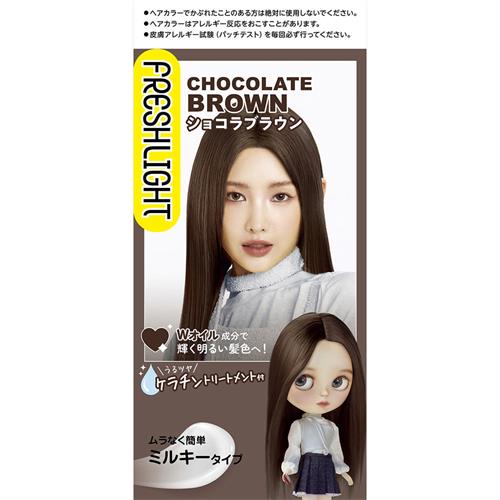 ヘンケルジャパン　フレッシュライト　ミルキーヘアカラー　ショコラブラウン　(1セット)　ヘアカラー　【医薬部外品】