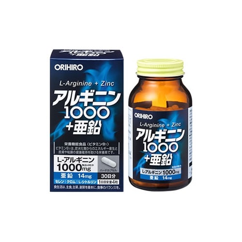 オリヒロ　アルギニン1000+亜鉛　(120粒)　栄養機能食品　※軽減税率対象商品