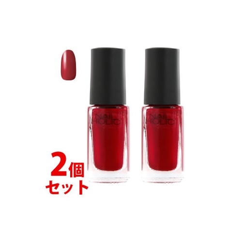 《セット販売》 コーセー ネイルホリック RD408 (5mL)×2個セット ネイルカラー NAILHOLIC