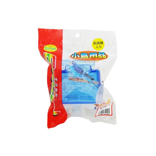 ナチュラルペットフーズ エクセル 小鳥用品 蓋付餌入れ 抗菌剤入り (1個) 小鳥用 えさ入れ