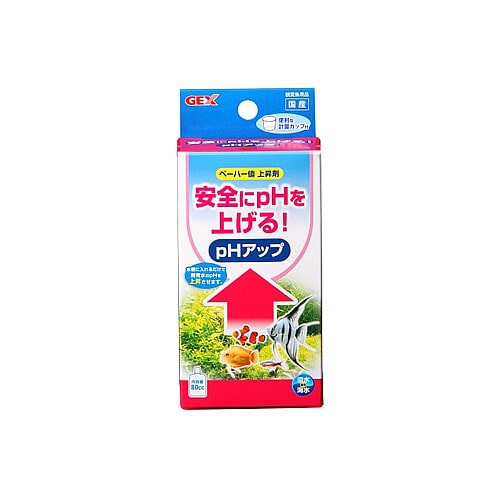 ジェックス　pHアップ　(80cc)　ペーハー値上昇剤　水質調整剤　観賞魚用品