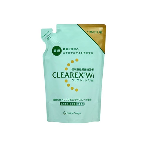 第一三共ヘルスケア　クリアレックスWi　つめかえ用　(380mL)　詰め替え用　薬用　ボディソープ　【医薬部外品】