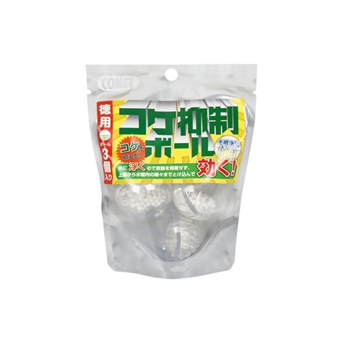 イトスイ　コメット　徳用コケ抑制ボール　(3個)　ろ過材　コケ抑制剤　観賞魚用品　水質調整剤