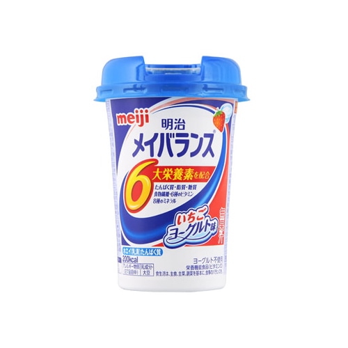 明治 メイバランス ミニカップ いちごヨーグルト味 (125mL) Miniカップ 介護食 栄養機能食品　※軽減税率対象商品