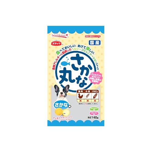スマック　さかな丸　さかな味　(40g)　ドッグフード　犬用おやつ