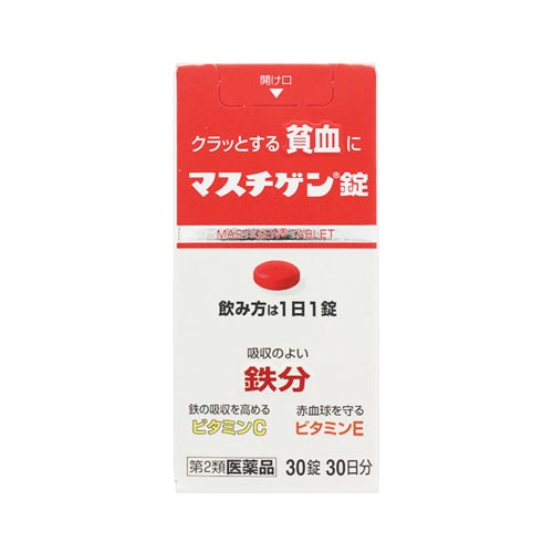 【第2類医薬品】日本臓器製薬 マスチゲン錠 (30錠) 1日1錠 30日分 貧血