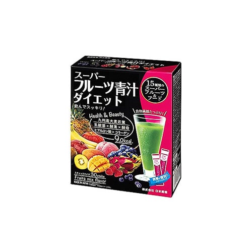 日本薬健　スーパーフルーツ青汁ダイエット　(30包)　大麦若葉　青汁　※軽減税率対象商品