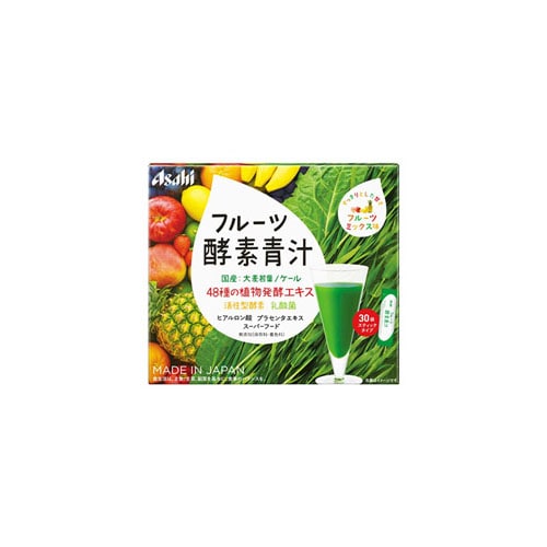 アサヒ　フルーツ酵素青汁　(3g×30袋)　青汁　大麦若葉　乳酸菌　※軽減税率対象商品
