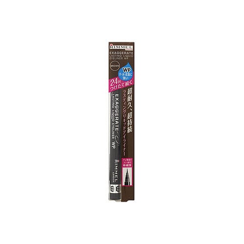 RIMMEL　リンメル　エグザジュレート　ラスティングリキッドアイライナー　WP　002　ブラウン　(0.5mL)　アイライナー