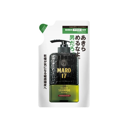 ストーリア MARO17 マーロ17 コラーゲンシャンプー マイルドウォッシュ つめかえ用 (300mL) 詰め替え用 男性用 ノンシリコン シャンプー