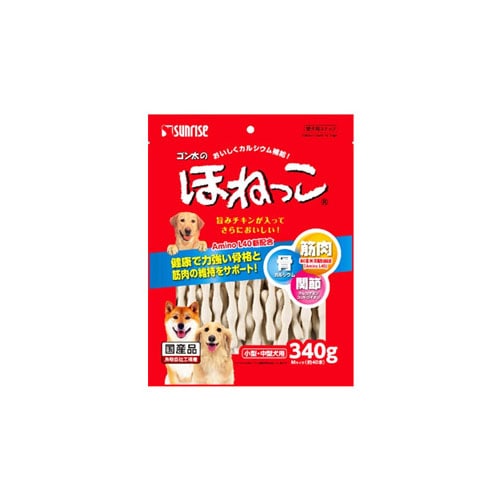 マルカン　サンライズ　ゴン太のほねっこ　Mサイズ　(340g)　犬用　ガム　スナック