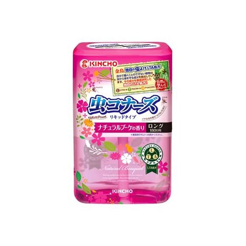 金鳥 KINCHO キンチョウ 虫コナーズ リキッドタイプ ロング 180日 ナチュラルブーケの香り (400mL) 虫よけ