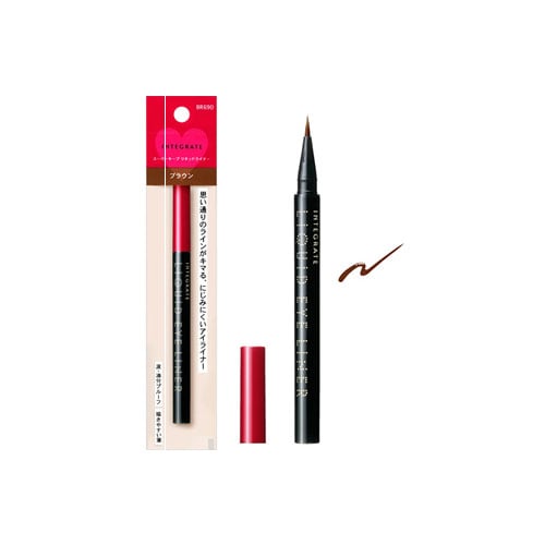 資生堂　インテグレート　スーパーキープ　リキッドライナー　BR690　ブラウン　(0.5mL)　アイライナー
