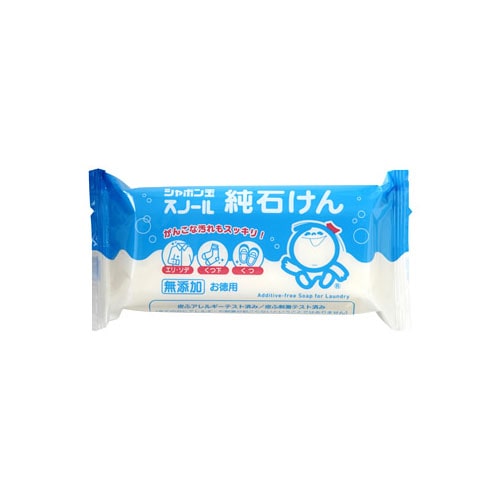 シャボン玉石けん シャボン玉スノール純石けん (180g) 無添加 お得用 洗濯用石けん
