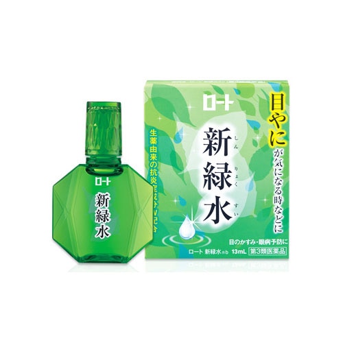 【第3類医薬品】ロート製薬 ロート新緑水b (13mL) 目薬 点眼剤 目やに 目のかすみ ※セルフメディケ ーション税制対象商品