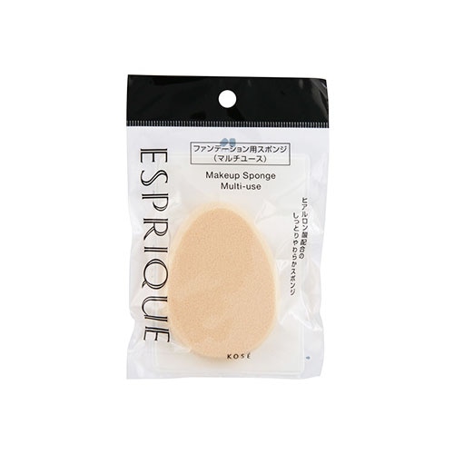 コーセー エスプリーク メイクアップスポンジ マルチユース (1個) ファンデーション用スポンジ ESPRIQUE