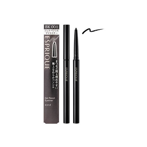 コーセー　エスプリーク　ジェルペンシル　アイライナー　ブラック　BK001　(0.1g)　ESPRIQUE