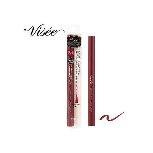 コーセー　ヴィセ　リシェ　カラーインパクト　リキッドライナー　RD440　バーガンディ　(0.4mL)　アイライナー　VISEE