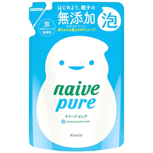クラシエ ナイーブピュア 泡ボディソープ つめかえ用 (450mL) 詰め替え用 ボディウォッシュ