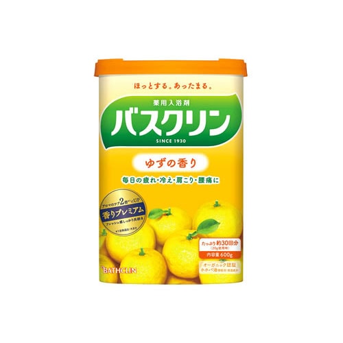 バスクリン ゆずの香り (600g) 入浴剤 【医薬部外品】