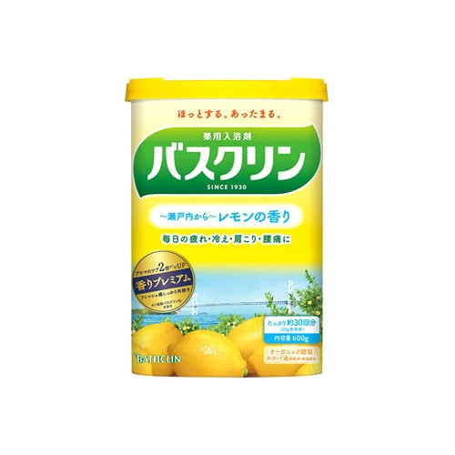 バスクリン　レモンの香り　(600g)　入浴剤　【医薬部外品】
