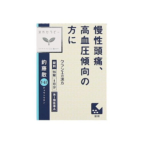 【第2類医薬品】クラシエ薬品 JPS釣藤散料エキス錠N 8日分 (96錠) チョウトウサン