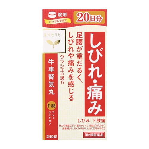 【第2類医薬品】クラシエ薬品 牛車腎気丸料エキス錠 20日分 (240錠) クラシエ漢方 ごしゃじんきがん