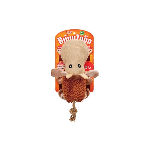 ペティオ ブーズー うし (1個) 犬用おもちゃ BuuuZooo