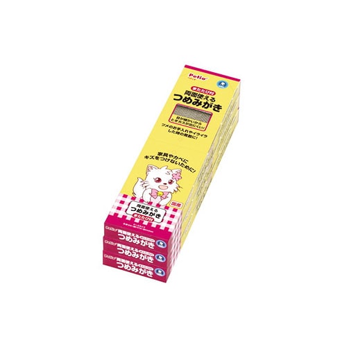 ペティオ 両面使えるつめみがき またたび付 (3個パック) 猫用爪とぎ