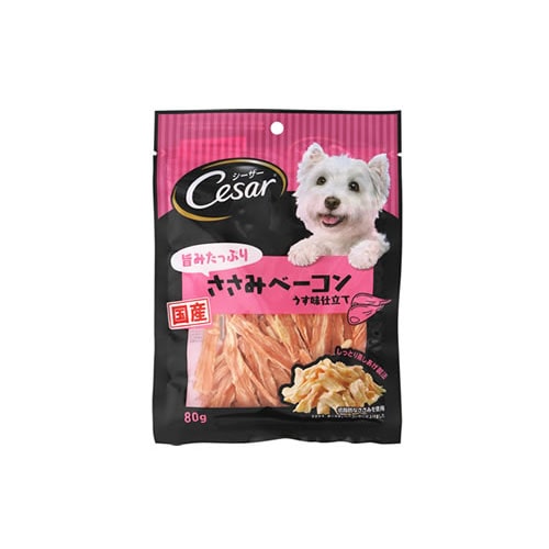 マースジャパン シーザー スナック 旨みたっぷりささみベーコン (80g) ドッグフード 犬用おやつ