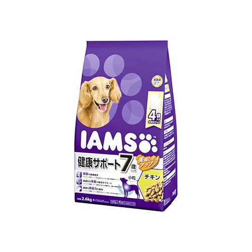 マースジャパン アイムス 7歳以上用 健康サポート チキン 小粒 (2.6kg) ドッグフード 総合栄養食