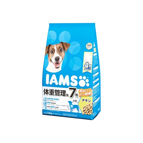 マースジャパン アイムス 7歳以上用 体重管理用 チキン 小粒 (2.6kg) ドッグフード 総合栄養食