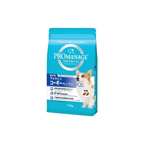 マースジャパン プロマネージ 成犬用 ウェルシュ・コーギー・ペンブローク専用 (1.7kg) ドッグフード 総合栄養食