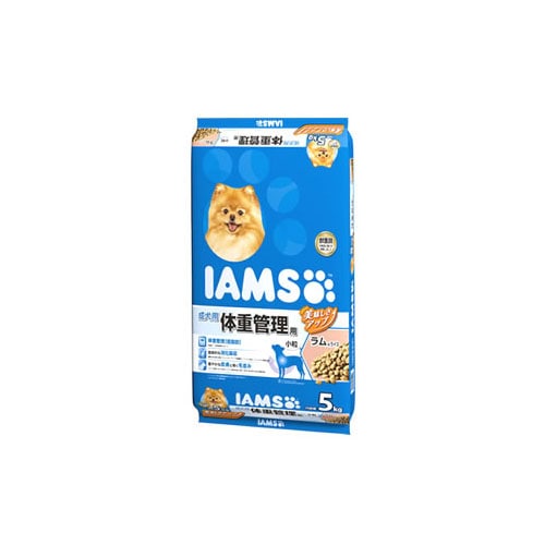 マースジャパン アイムス 成犬用 体重管理用 ラム&ライス 小粒 (5kg) ドッグフード 総合栄養食