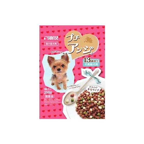 マルカン サンライズ プチアンジュ 超小型犬 13歳以上の高齢犬用 (250g) ドッグフード