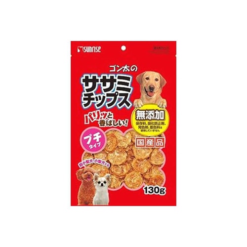 マルカン サンライズ ゴン太のササミチップス プチタイプ (130g) ドッグフード 犬用おやつ