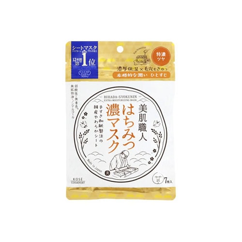 コーセー クリアターン 美肌職人 はちみつマスク (7枚) フェイスマスク シートマスク