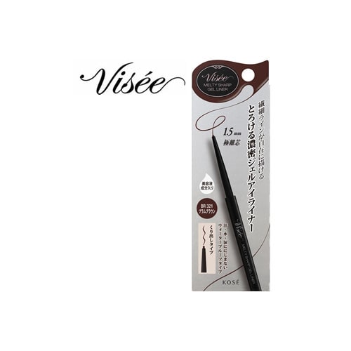 コーセー ヴィセ リシェ メルティシャープ ジェルライナー BR321 プラムブラウン (0.1g) アイライナー VISEE