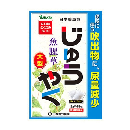 【第3類医薬品】山本漢方 日本薬局方 ジュウヤク (5g×48包) じゅうやく