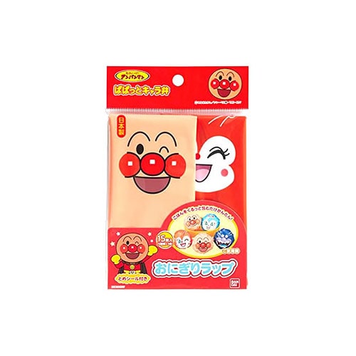 バンダイ トルネ アンパンマン おにぎりラップ (5柄各3枚入)