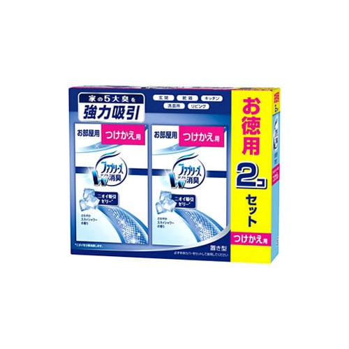 P&G 置き型ファブリーズ さわやかスカイシャワーの香り つけかえ用 (130g×2個) 付け替え用 お部屋用 ファブリーズ 消臭剤 芳香剤　【P&G】