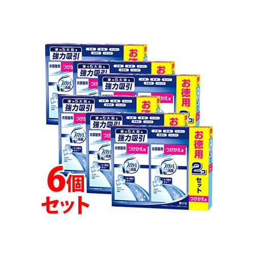 《セット販売》 P&G 置き型ファブリーズ さわやかスカイシャワーの香り つけかえ用 (130g×2個)×6個セット 付け替え用 お部屋用 ファブリーズ 消臭剤 芳香剤 【P&G】