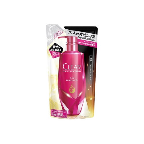 ★セール★　ユニリーバ クリア モイスト スカルプシャンプー つめかえ用 (300g) 詰め替え用 ノンシリコン CLEAR