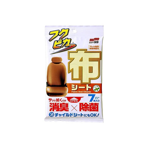 ソフト99 フクピカ布シート (7枚入) 布製シート用 クリーナー カーケア用品