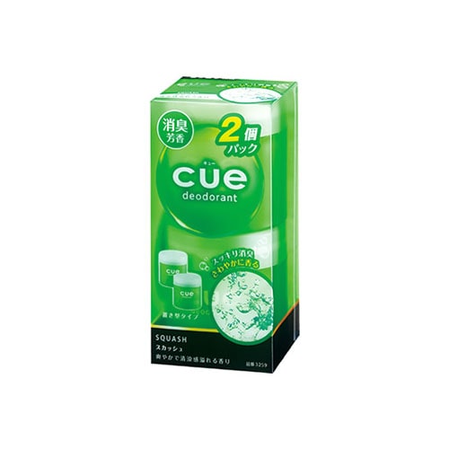 晴香堂 カーオール キュー 置き型 スカッシュ 3259 (100g×2個パック) 車用 芳香剤 消臭剤