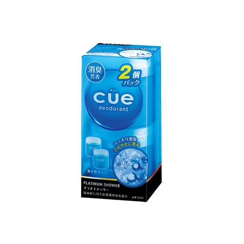晴香堂 カーオール キュー 置き型 プラチナシャワー 3260 (2個パック) 車用 芳香剤 消臭剤