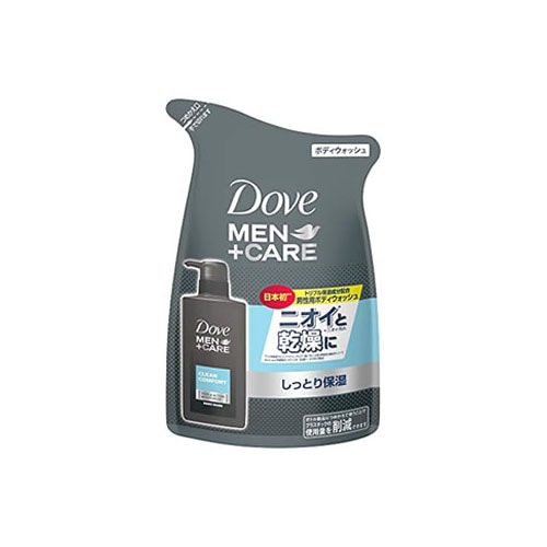 ★セール★ ユニリーバ Dove ダヴ メン+ケア ボディウォッシュ クリーンコンフォート つめかえ用 (320g) 詰め替え用 男性用 ボディソープ MEN+CARE